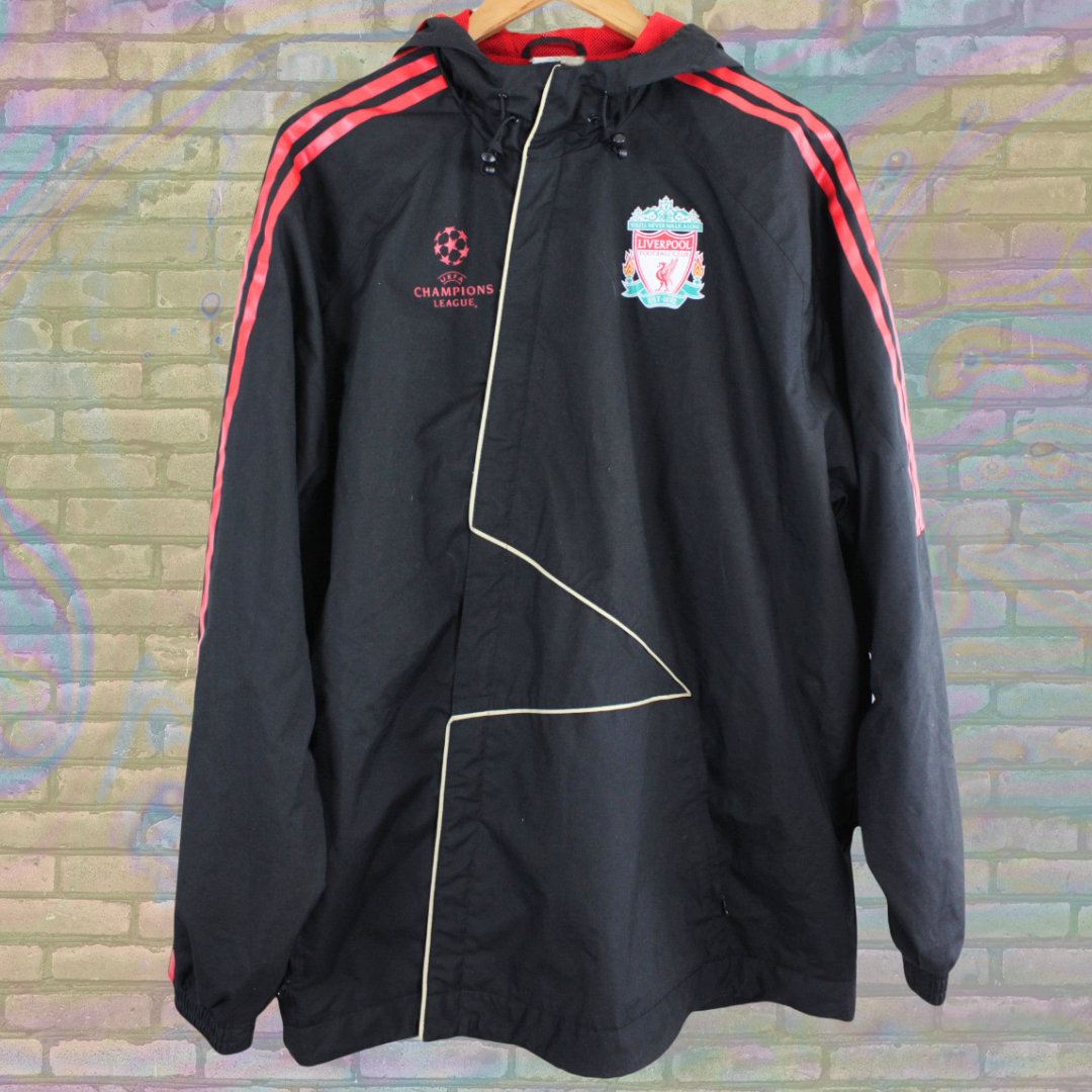 Retro Adidas Liverpool Champions League Windbreaker - Large