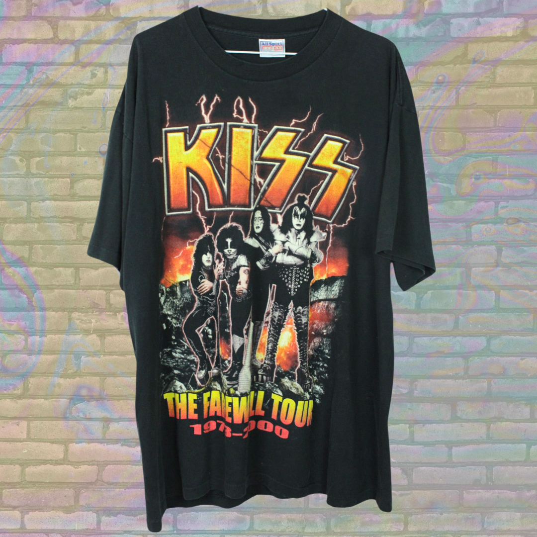 Vintage 2000 KISS The Farewell Tour Rock T-shirt - Extra Large