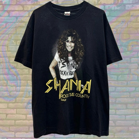 Vintage Shania Twain Rock This Country Tour T-Shirt | Y2K Country Music Merch | Shania Concert Tee | Rare Shania Twain Fan Gear