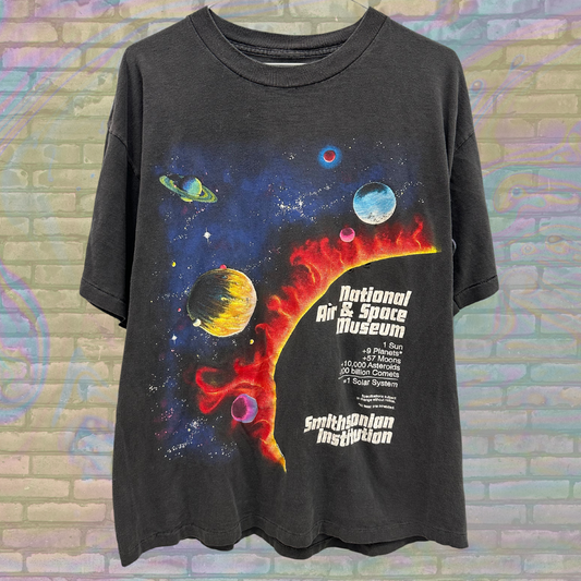 1990 National Air & Space Museum Big Print Faded T-shirt