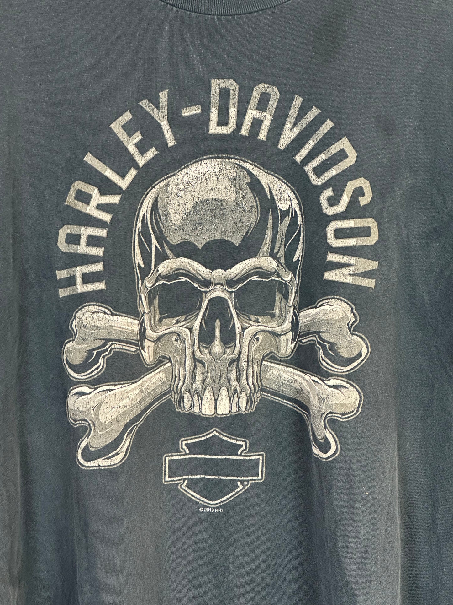 Harley Davidson Skull Rochelle Park T-shirt - Extra Large