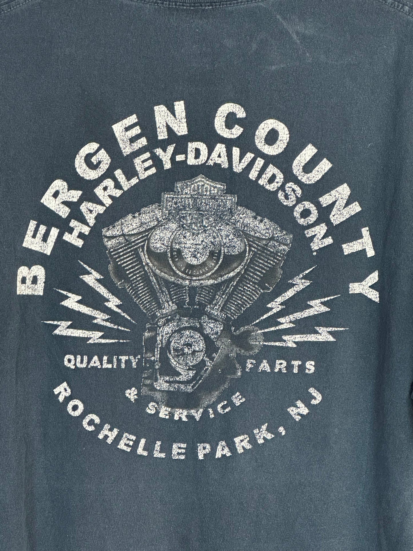 Harley Davidson Skull Rochelle Park T-shirt - Extra Large