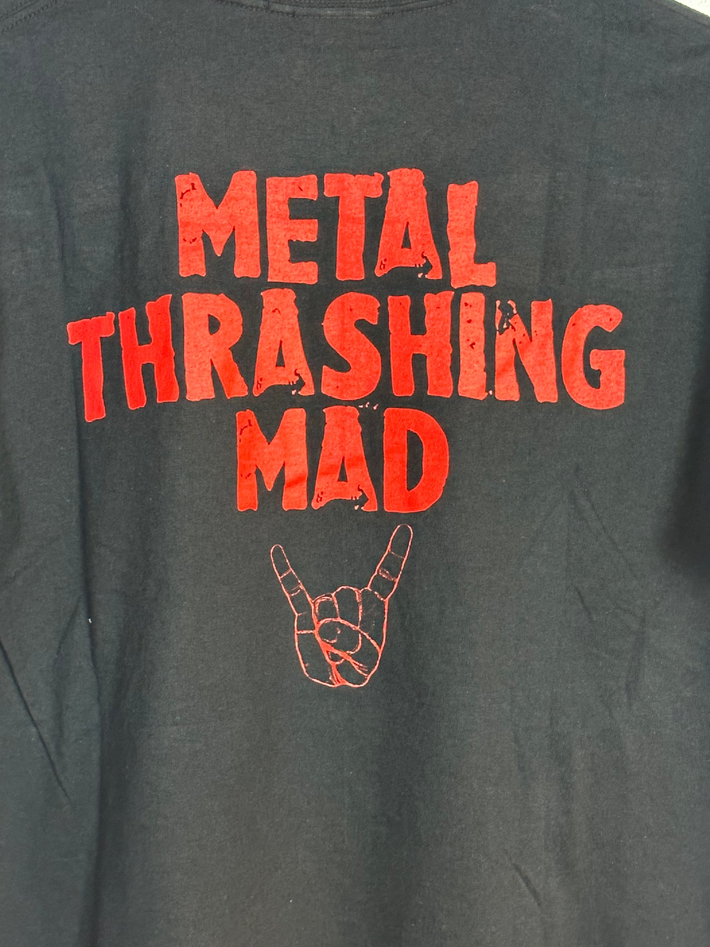 Vintage Deadstock Anthrax Metal Thrashing Mad T-shirt - Small