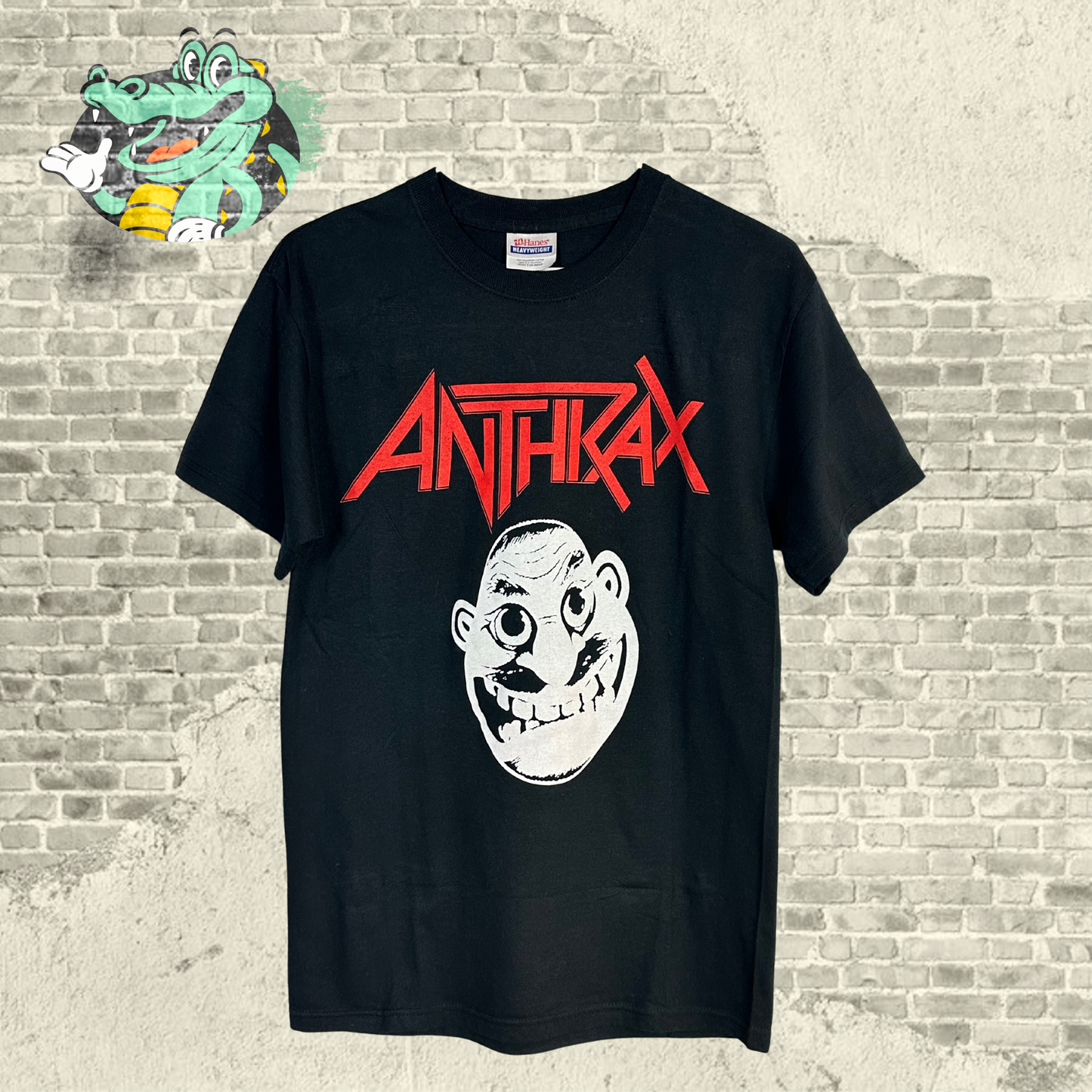 Vintage Deadstock Anthrax Metal Thrashing Mad T-shirt - Small