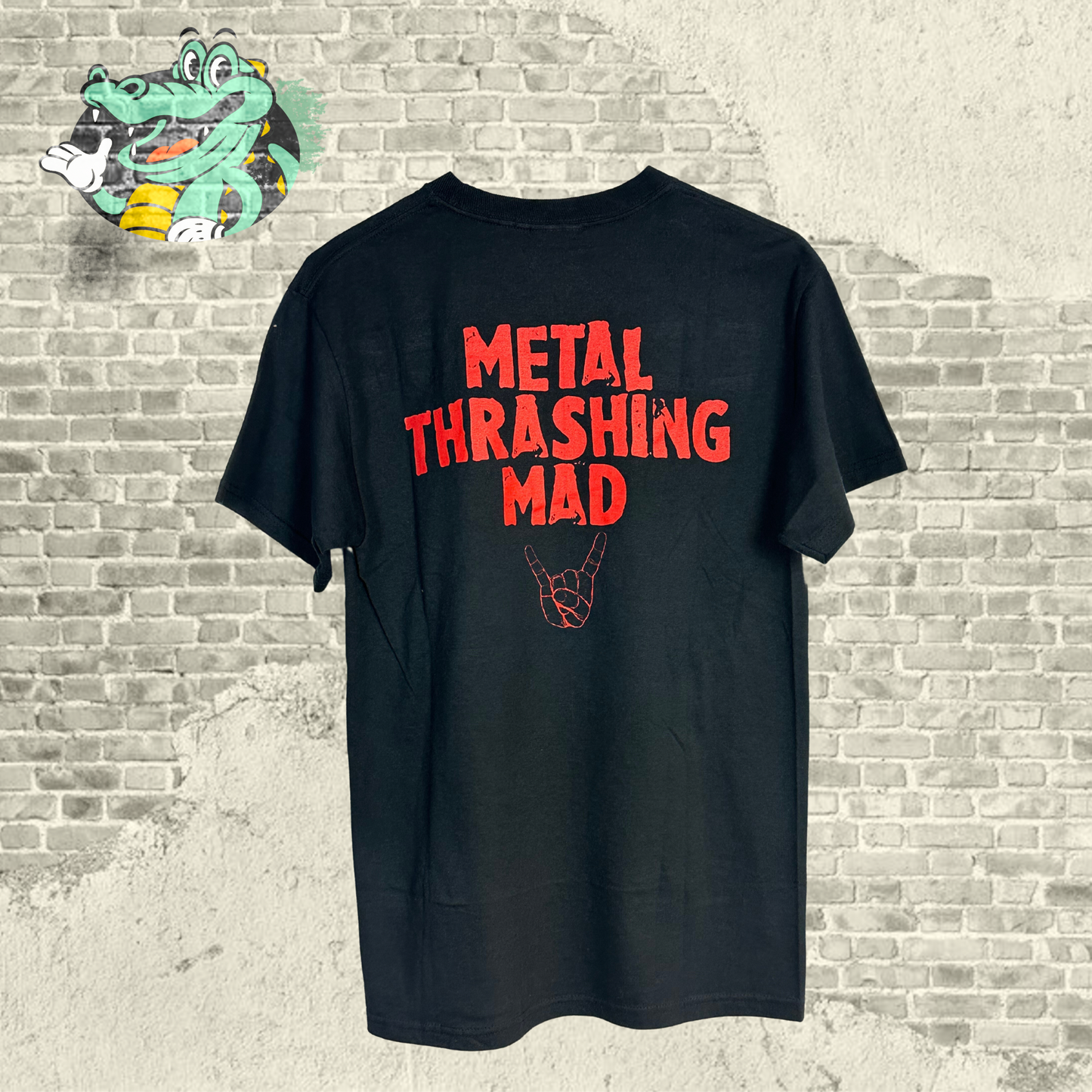 Vintage Deadstock Anthrax Metal Thrashing Mad T-shirt - Small