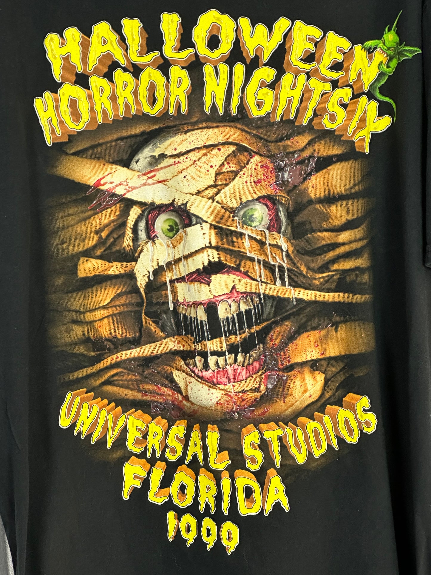 Universal Studios Florida Halloween Horror Nights 1999 Reprint T-shirt - Extra Large