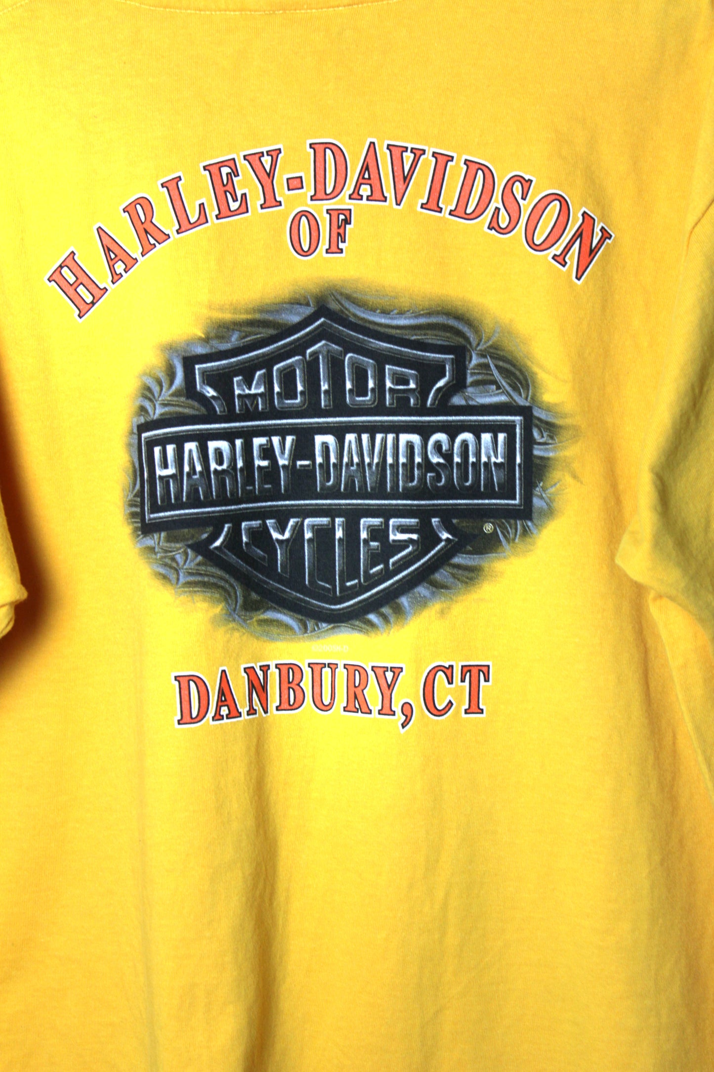 Vintage Harley Davidson Eagle Danbury Connecticut T-shirt - Large