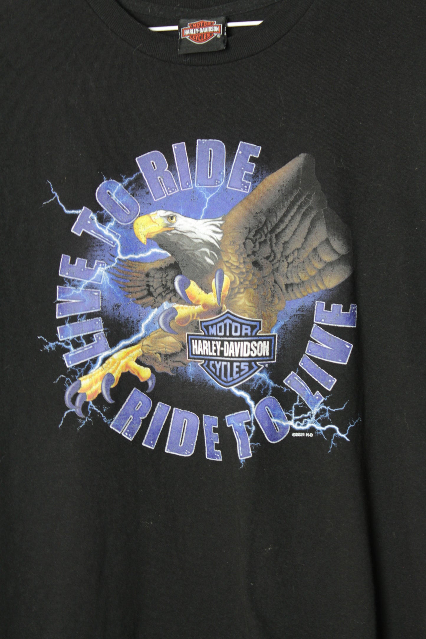 Harley Davidson Eagle & Thunder Fort Bragg T-shirt - Large