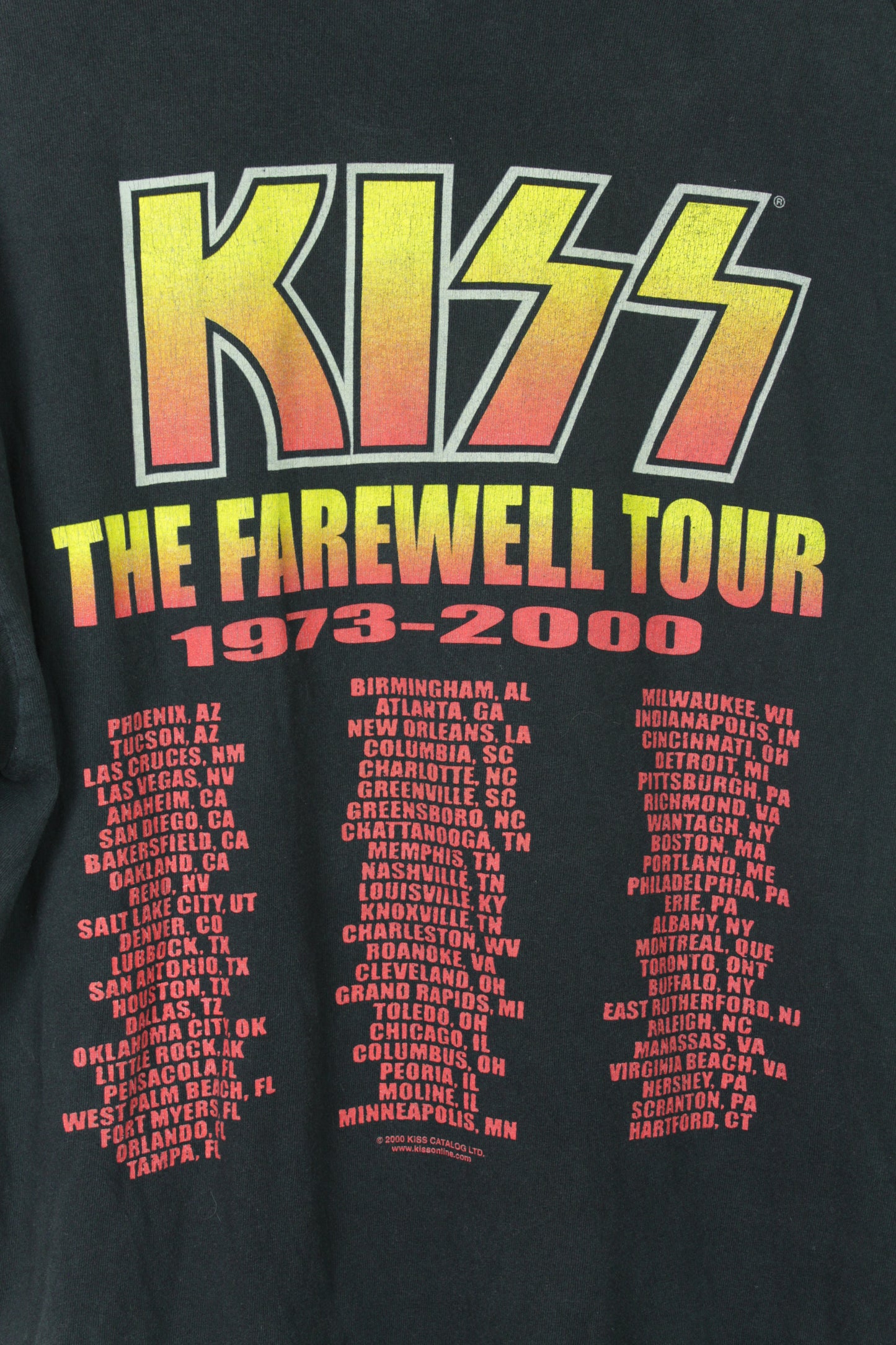 Vintage 2000 KISS The Farewell Tour Rock T-shirt - Extra Large