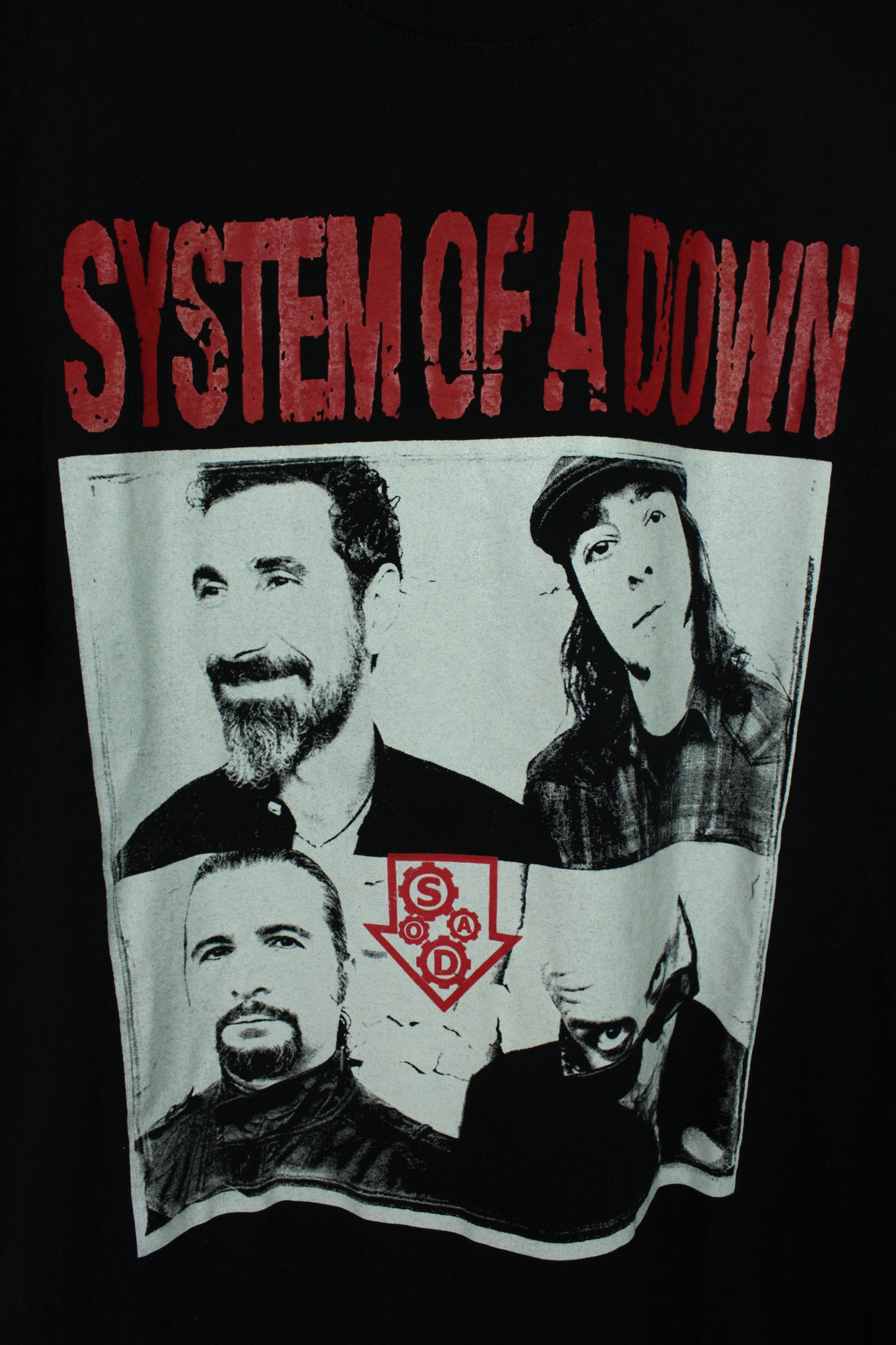 Vintage System of a Down Band Portrait T-shirt - Large