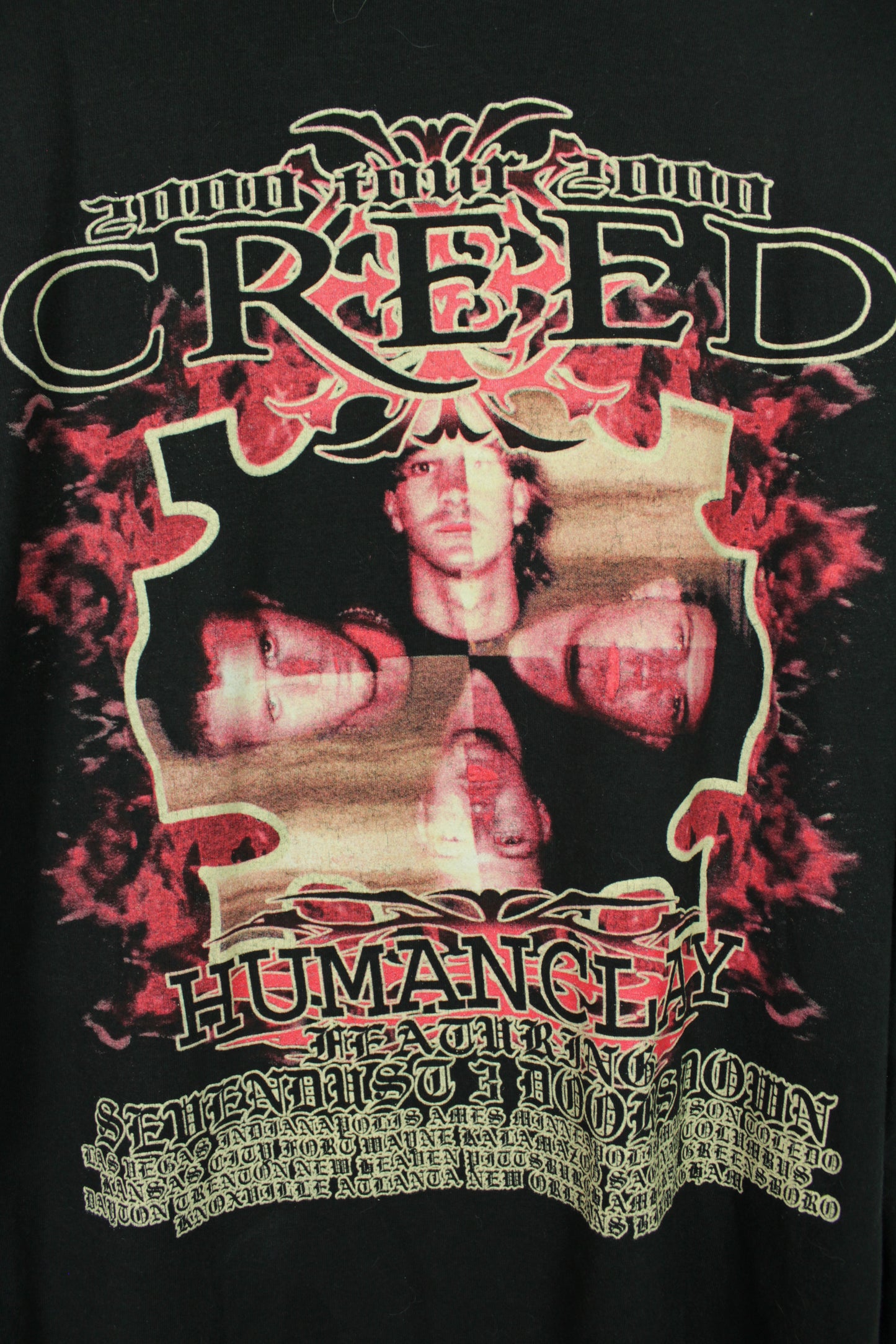 Vintage 2000 Creed Humanclay Tour T-shirt - Extra Large