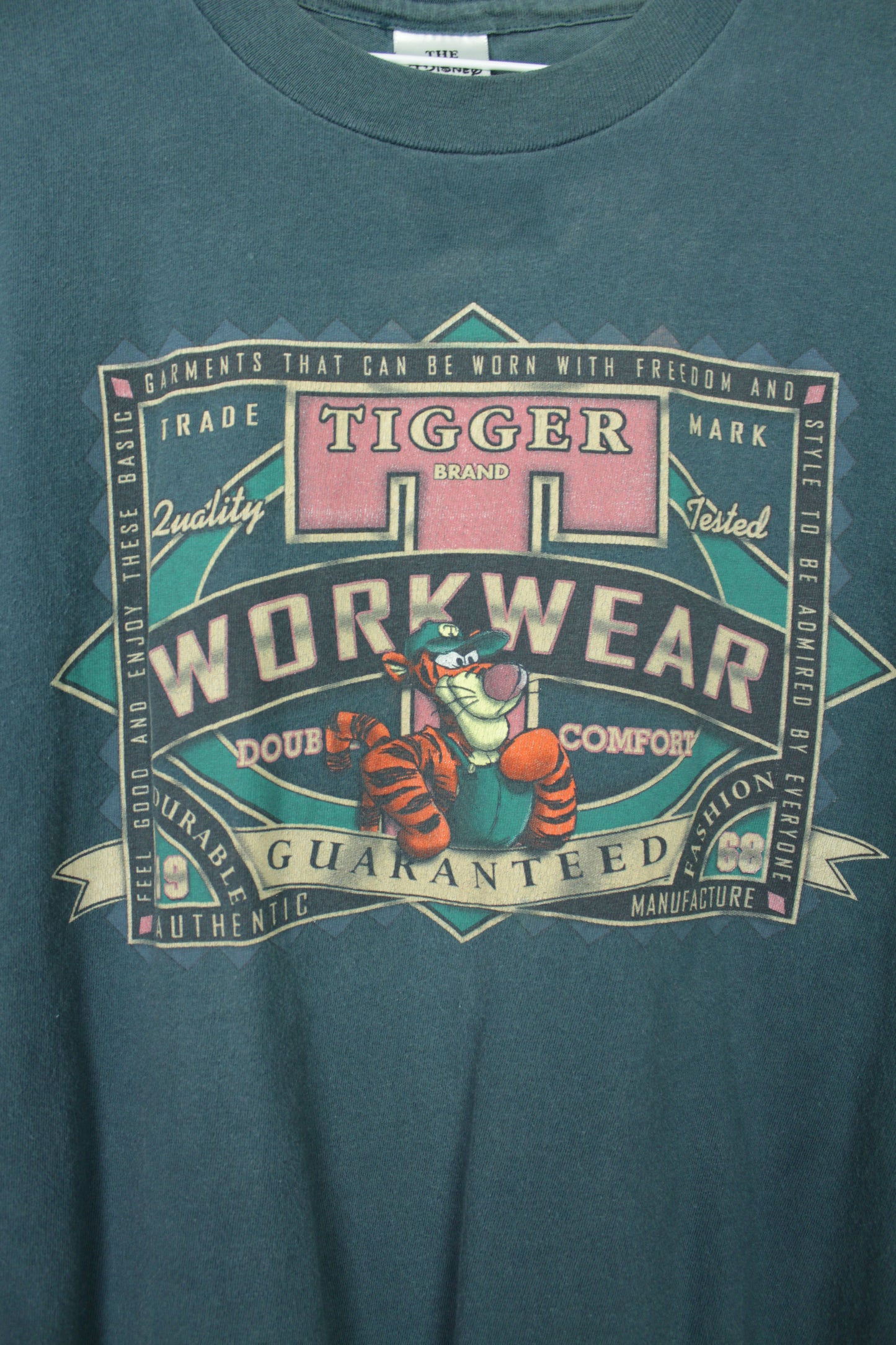 Vintage 90s Disney Tigger Workwear Made in USA T-shirt - Small