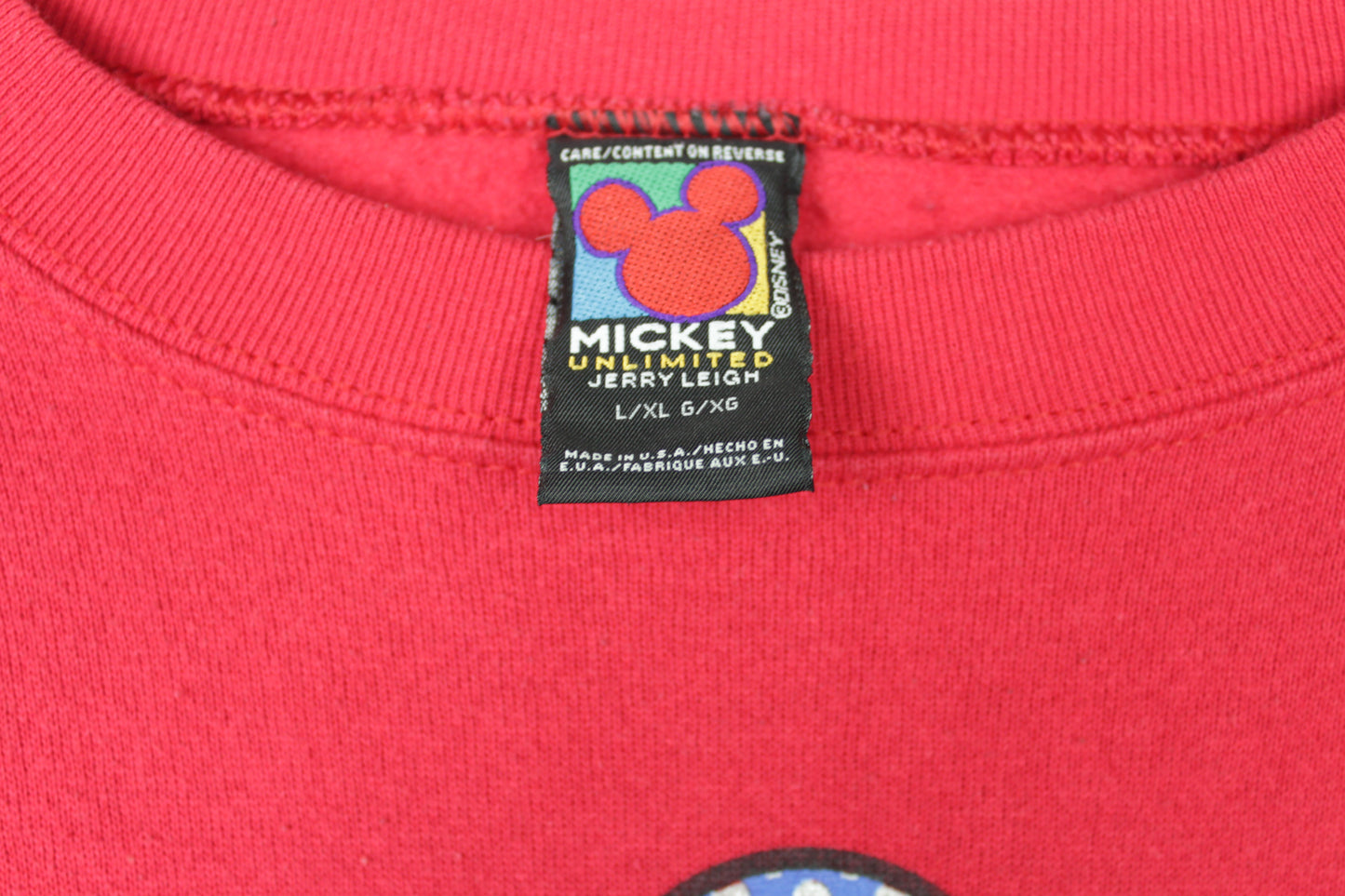 Vintage 90s Disney Mickey & Friends Hang in There Made in USA Crewneck - Large