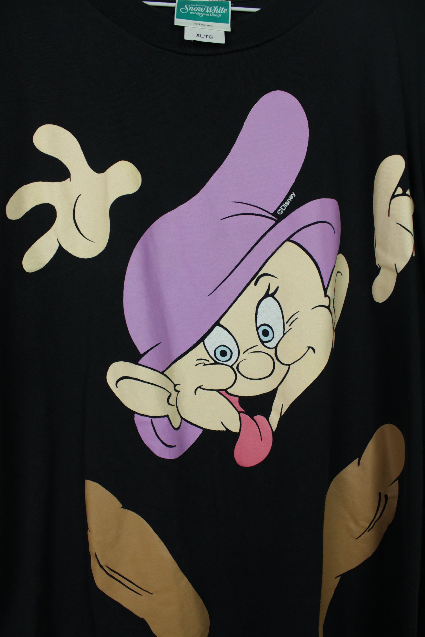 RARE Vintage 90s Disney Dopey All Over Print Surprise Made in USA T-shirt - Extra Large