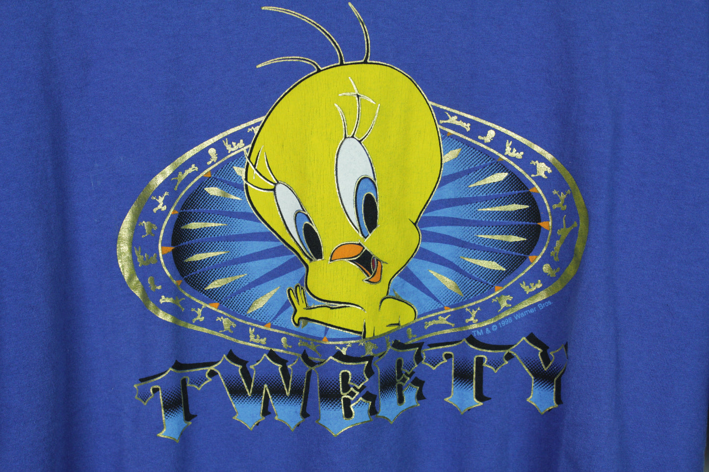 Vintage 90s Tweety Golden Logo T-shirt - Extra Large