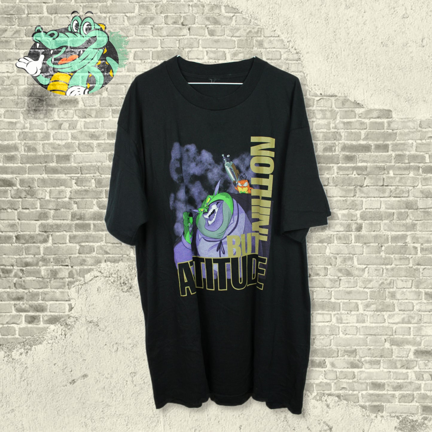 Vintage 90s Space Jam Nothing but Attitude T-shirt - Double Extra Large