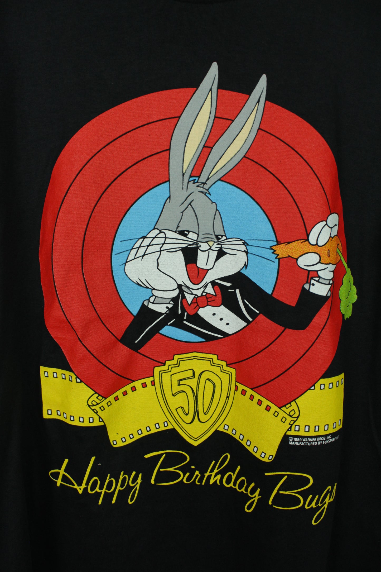 Vintage 80s Looney Tunes Bugs Bunny Anniversary T-shirt - Large