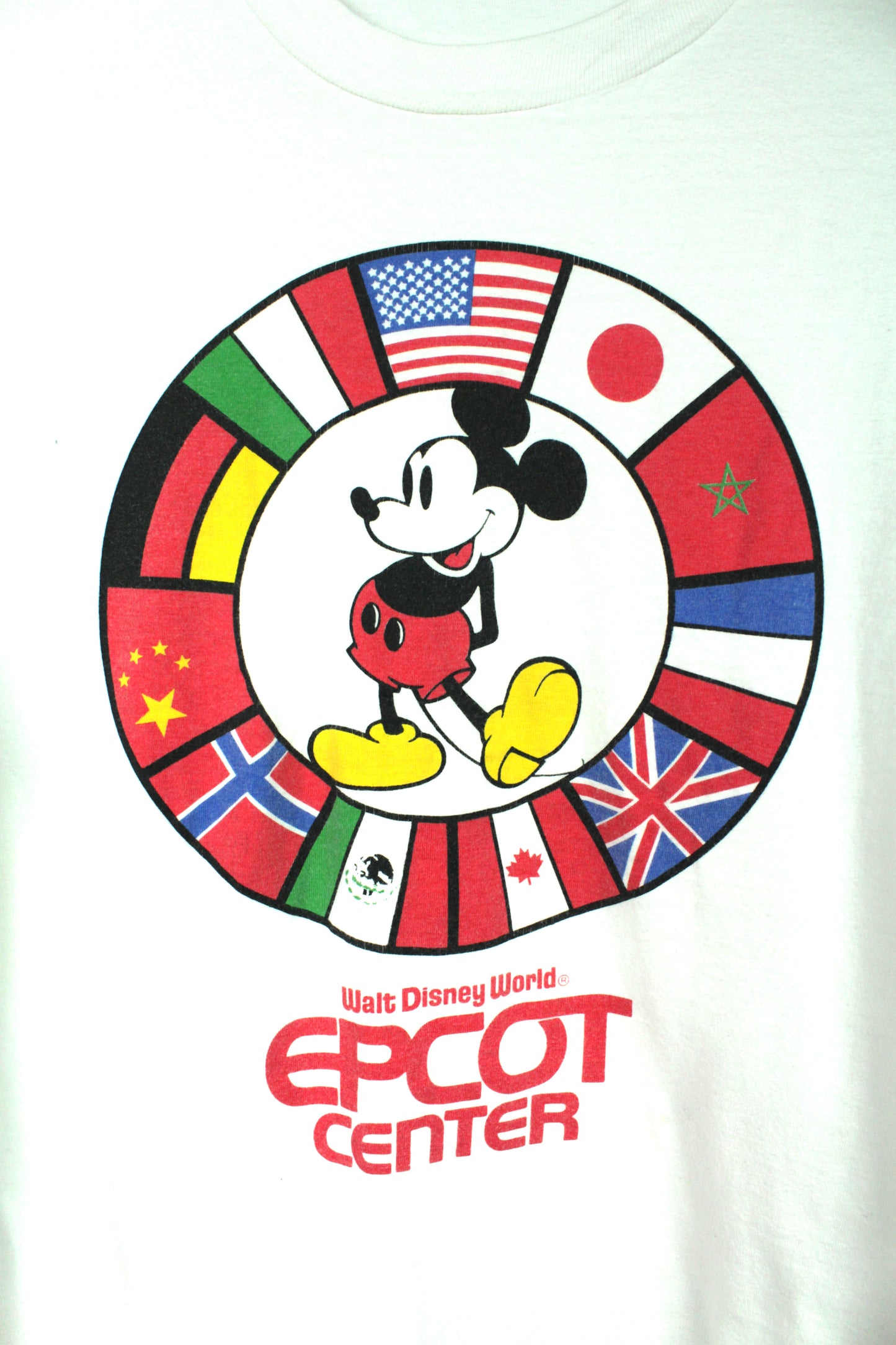 Vintage 80s Disney Mickey Epcot Centre T-shirt - Medium