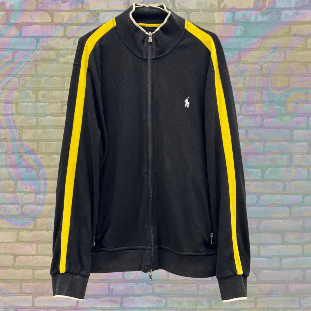 Retro Polo Ralph Lauren Perfomance Zip Up Track Sweater