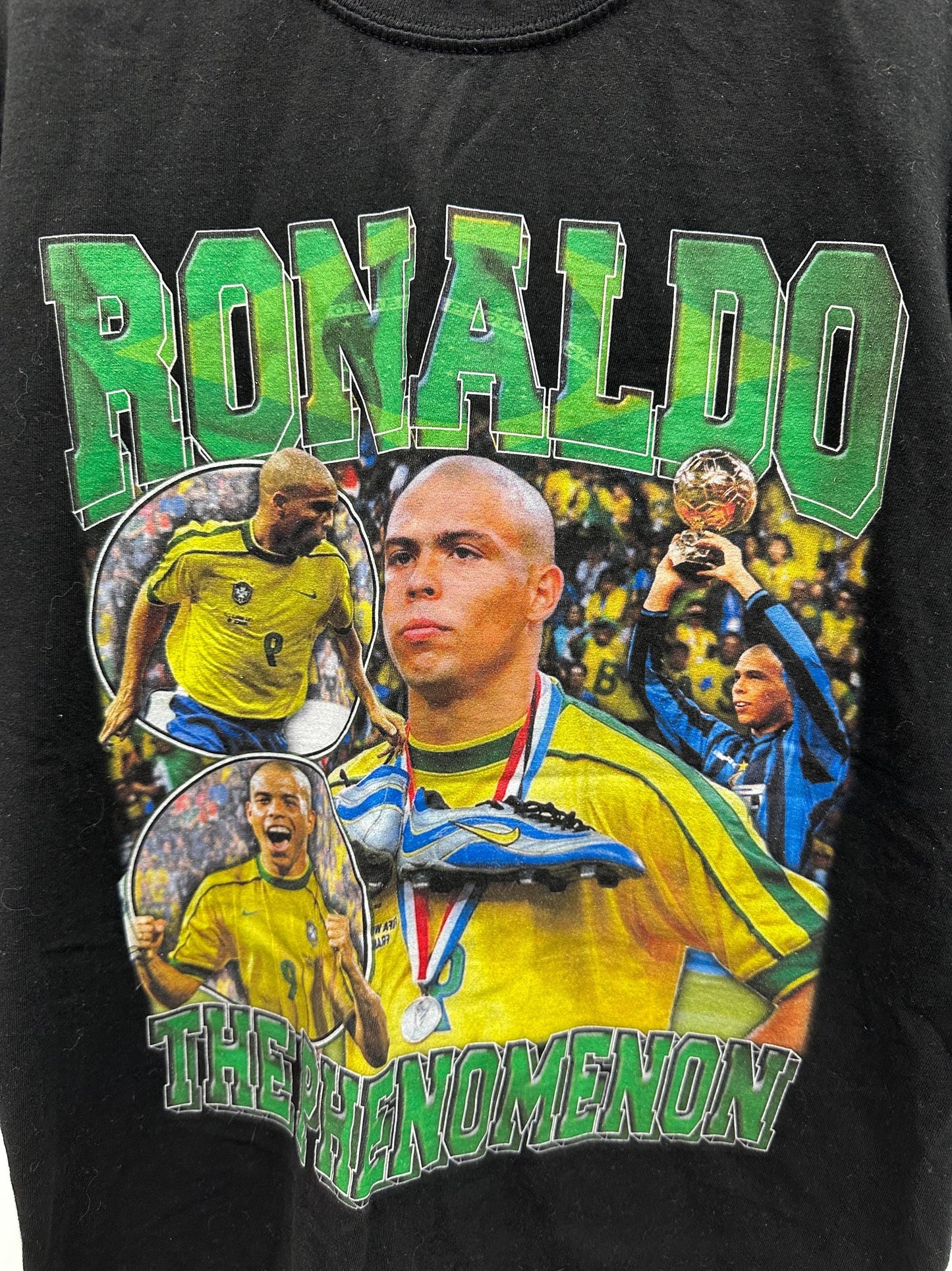 Ronaldo The Phenomenon Brazil Soccer Tee Size Medium