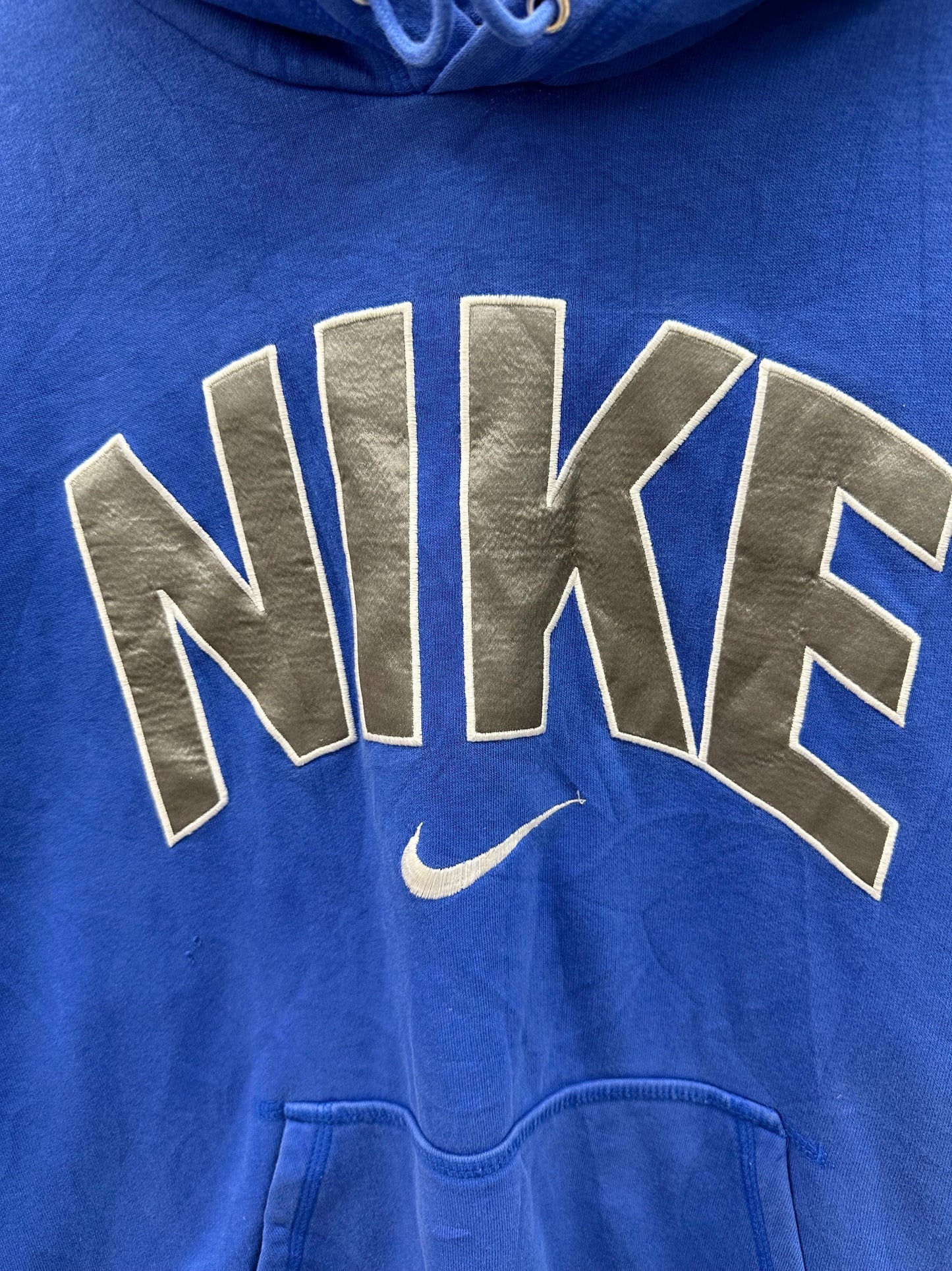 Vintage Nike Y2K Chrome Logo Hoodie Size XL