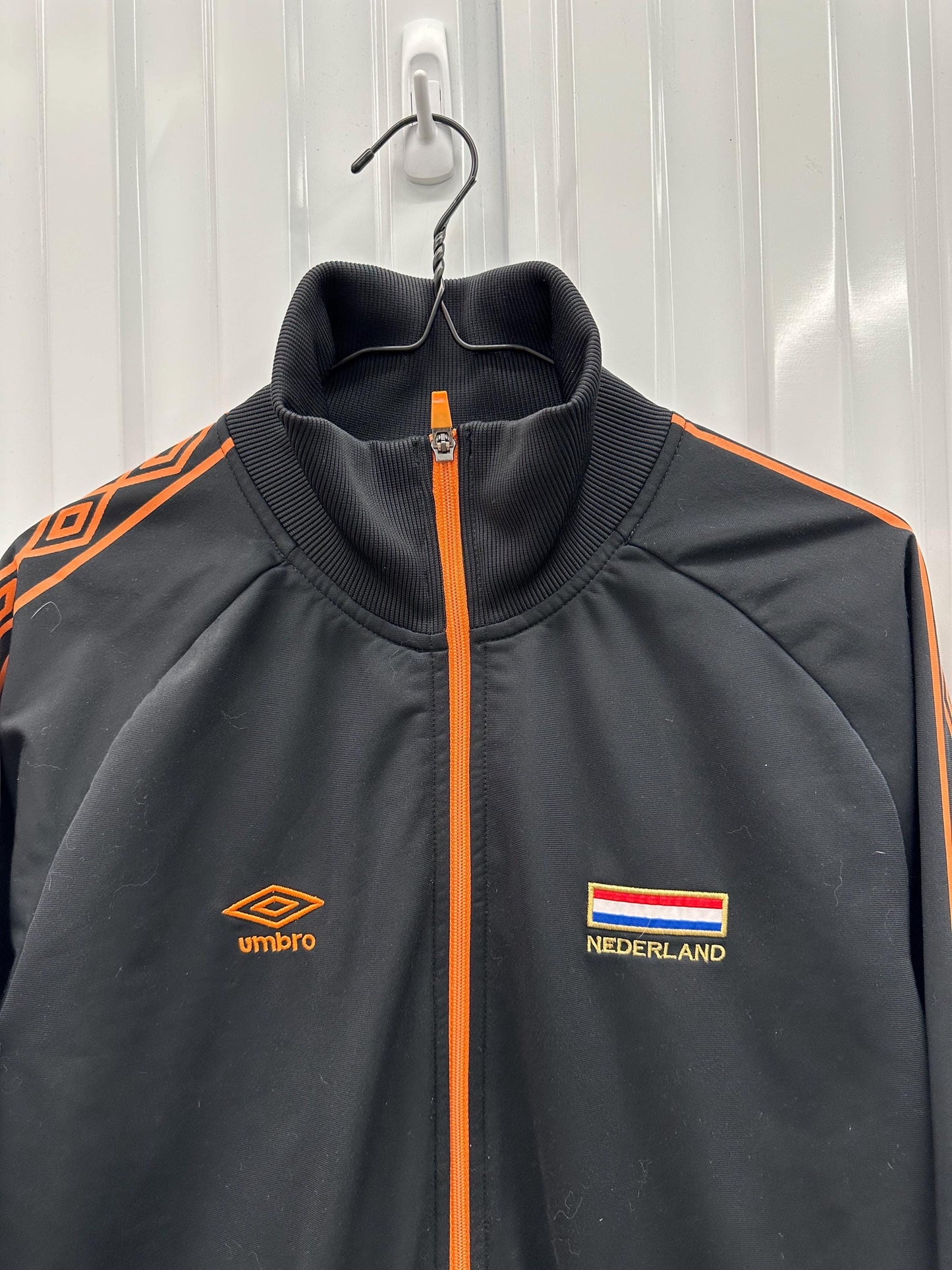 Vintage Umbro Netherlands Y2K Track Jacket Size Large