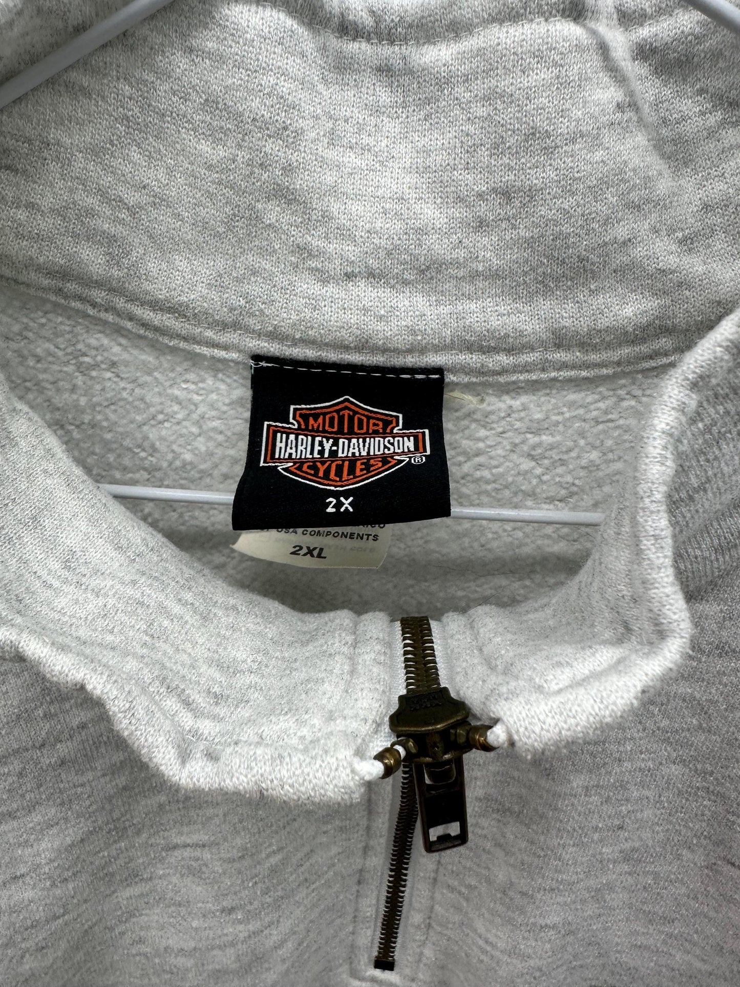 Vintage Harley-Davidson Sturgis Quarter Zip Y2K Sweatshirt Size 2XL