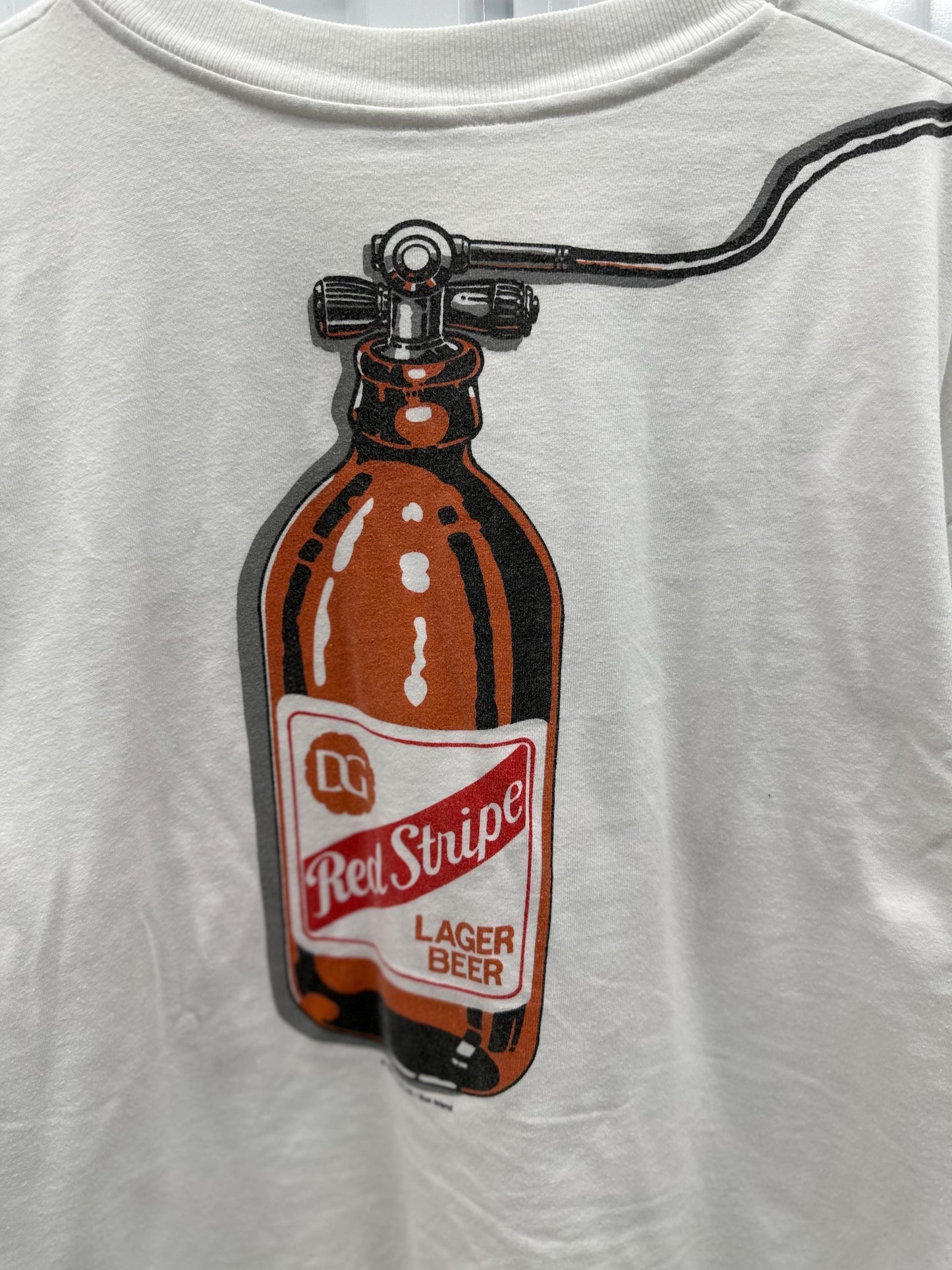 Vintage Red Stripe Beer 1996 Promotional Tshirt Size XL