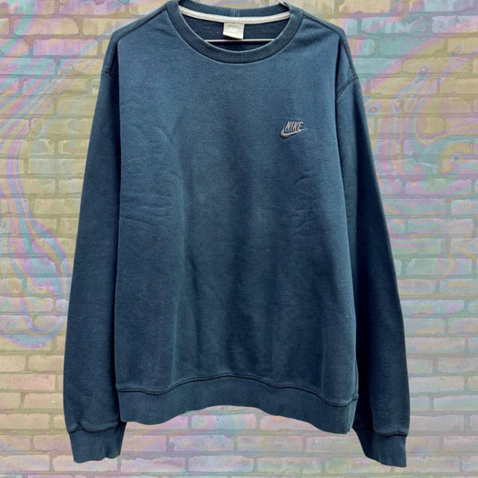 Vintage Y2K Nike Crewneck Faded Sweatshirt Size Large