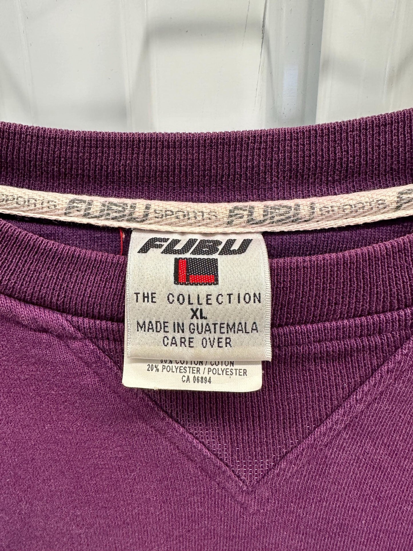 RARE Vintage FUBU Purple Sweatshirt, Retro 90s Hip Hop Streetwear, FB Logo Crewneck, Oversized Y2K Urban Fashion, Size Extra Large