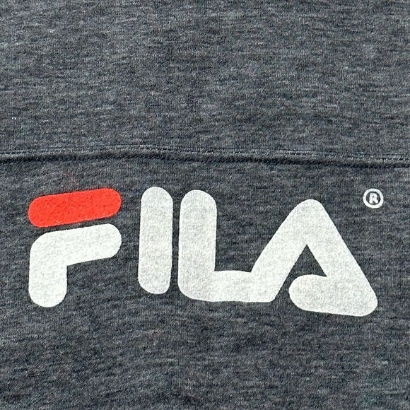 Rare NWOT Vintage 1970s FILA Logo Spellout Made in Italy Crewneck L