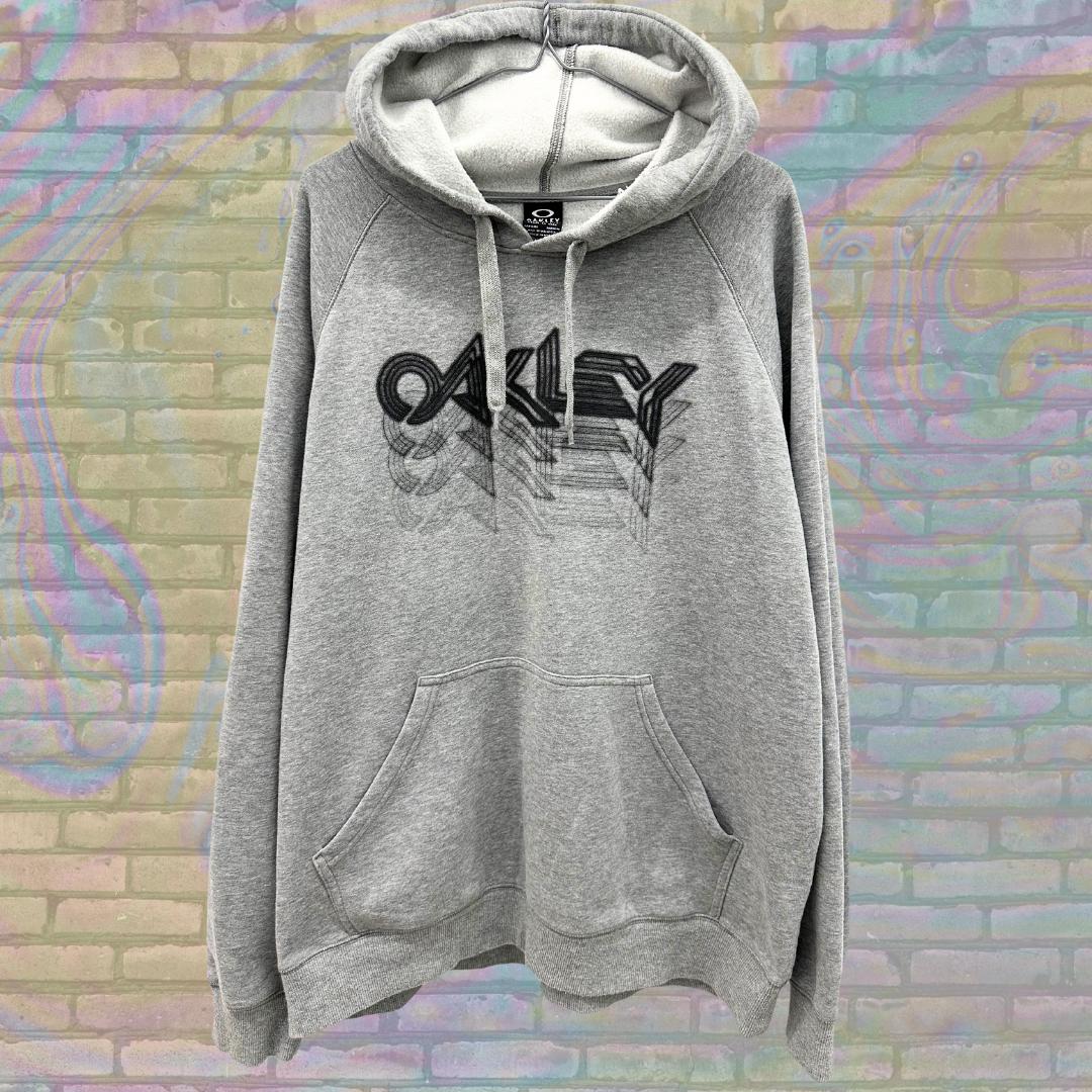 Vintage Oakley Software Y2K Graffiti Hoodie Size 2XL