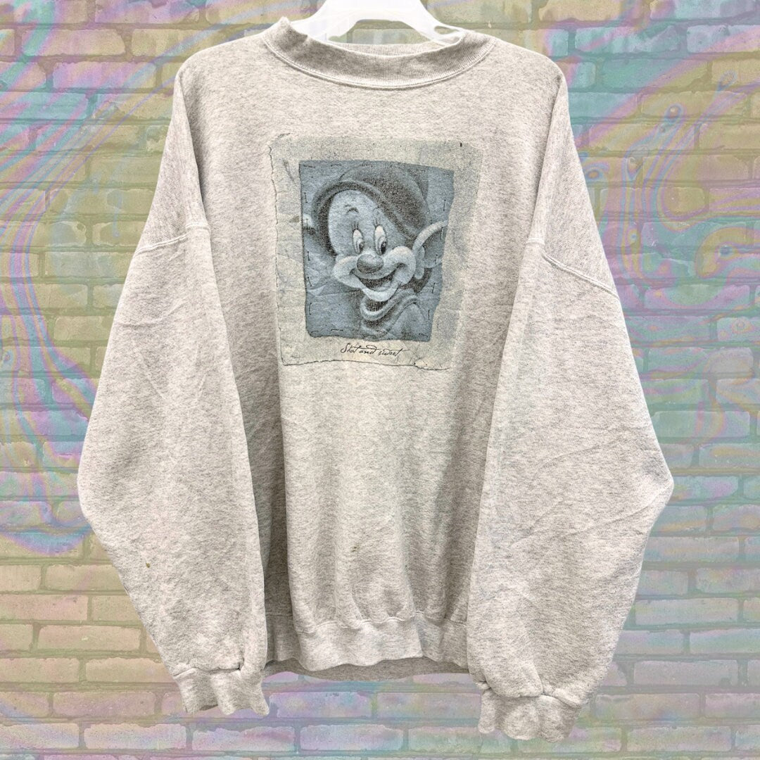 Vintage 90s Disney Dopey Snow White and the 7 Dwarves Crewneck