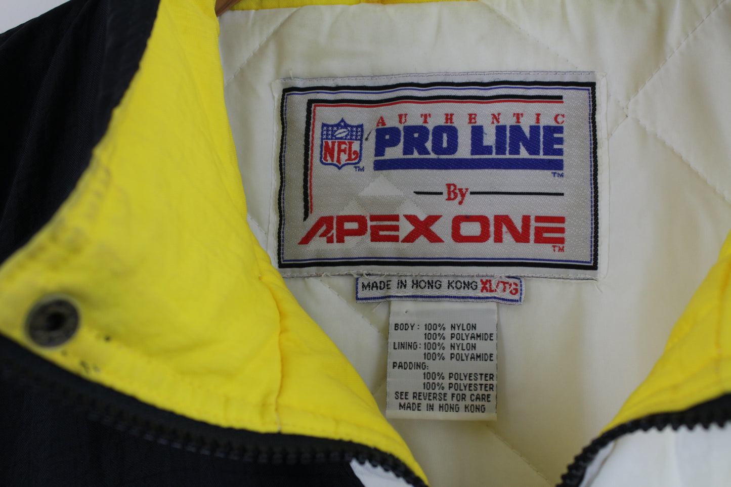 Vintage 90s Apex One Pittsburgh Steelers Light Jacket - Extra Large