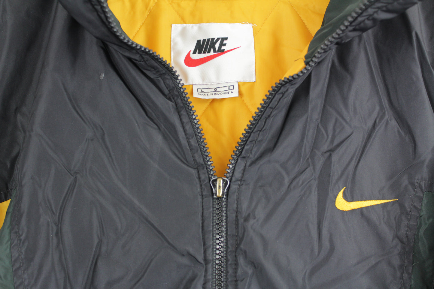 Vintage 90s Nike "Jamaica" Bomber Jacket - Large