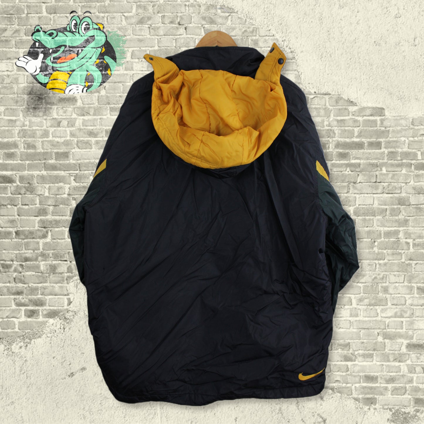 Vintage 90s Nike "Jamaica" Bomber Jacket - Large