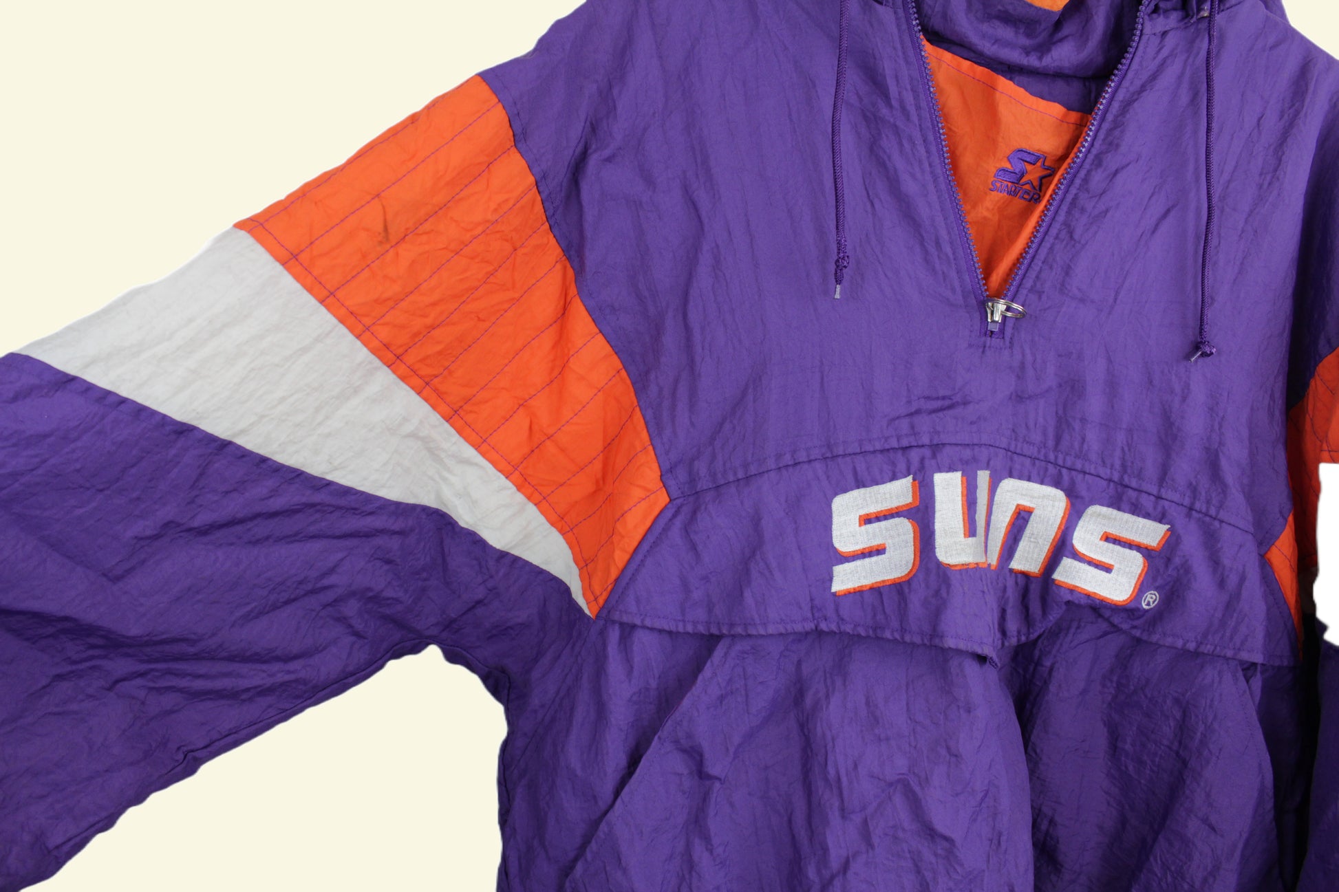 Vintage Vintage 90s Phoenix Suns Starter Puffer Jacket 1/2 Zip XL