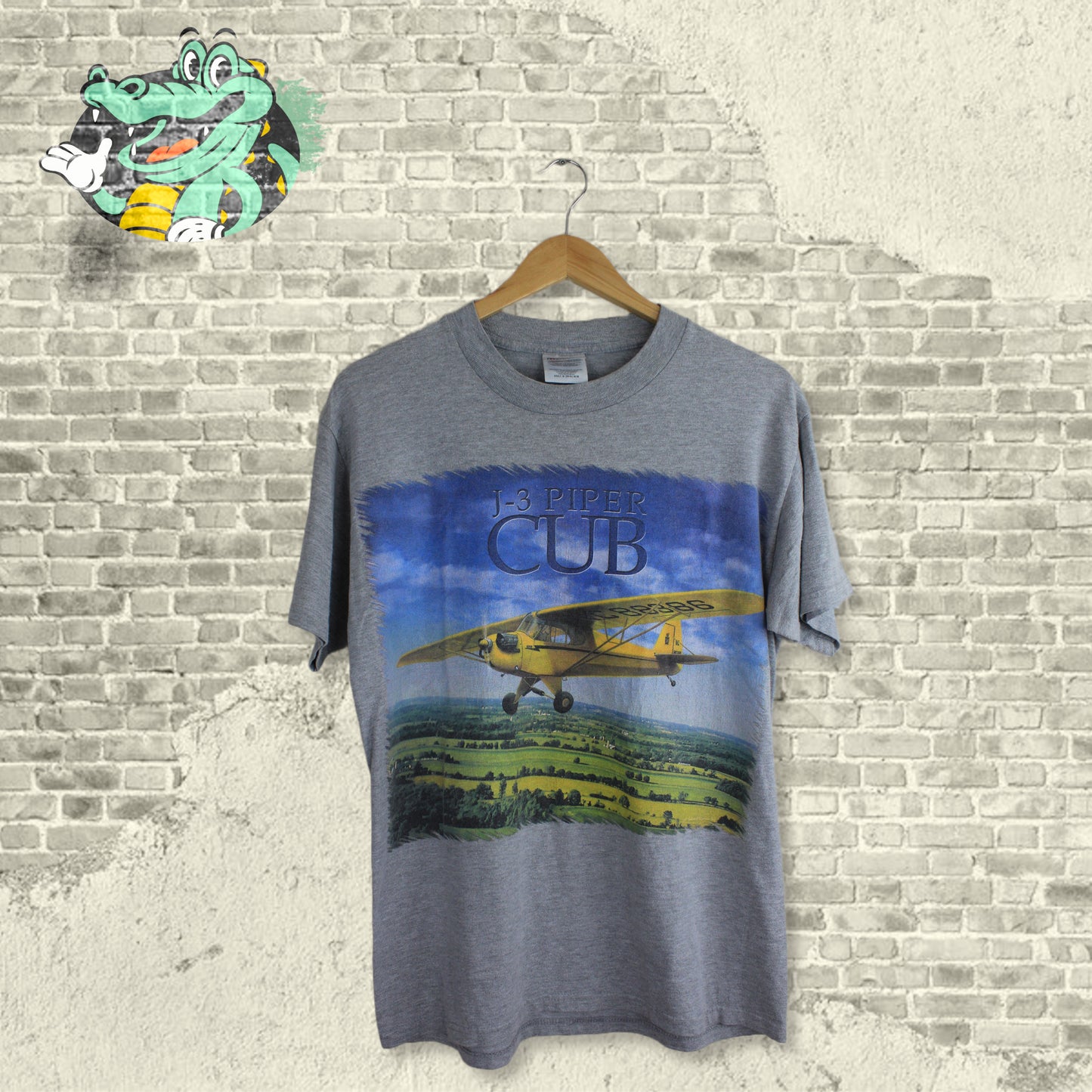 Vintage Aviation "J3-Piper Cub" T-shirt - Medium