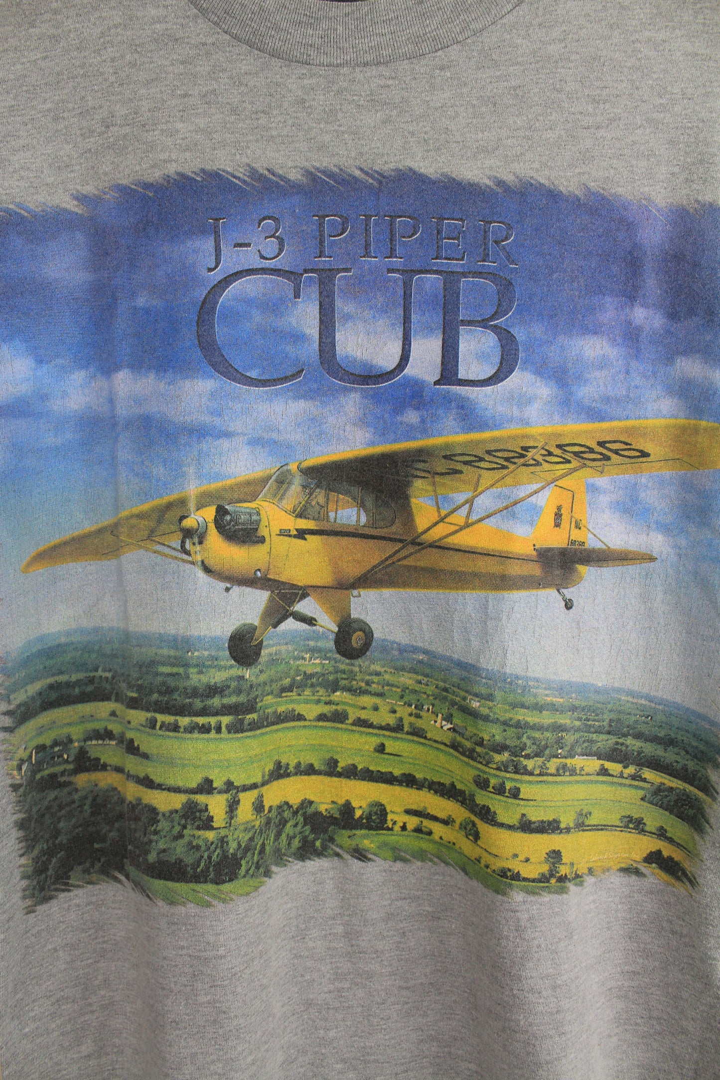 Vintage Aviation "J3-Piper Cub" T-shirt - Medium