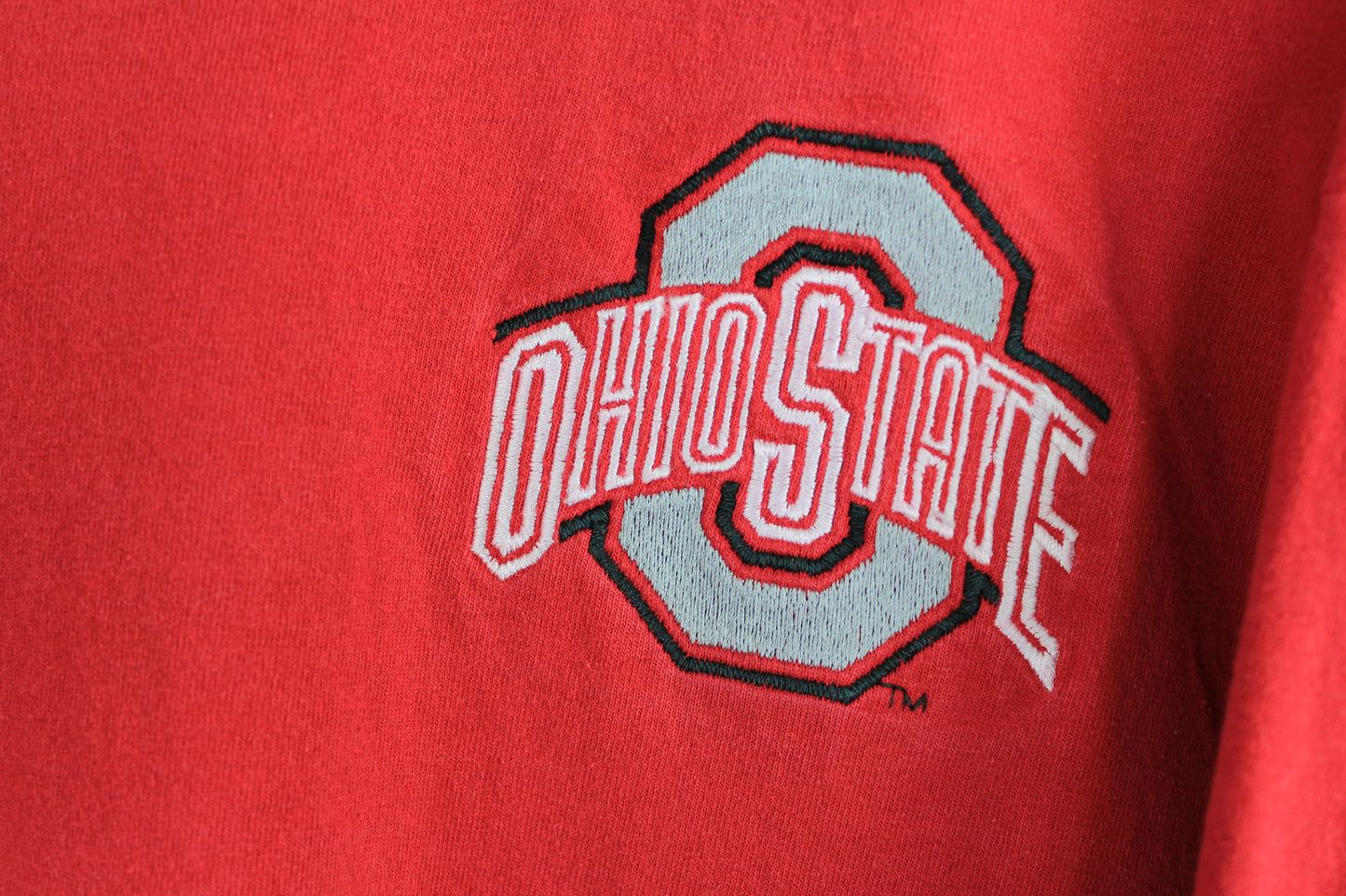 Vintage Ohio State University Red Long Sleeve - Extra Large